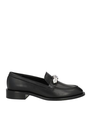 Shop Stuart Weitzman Woman Loafers Black Size 6 Calfskin