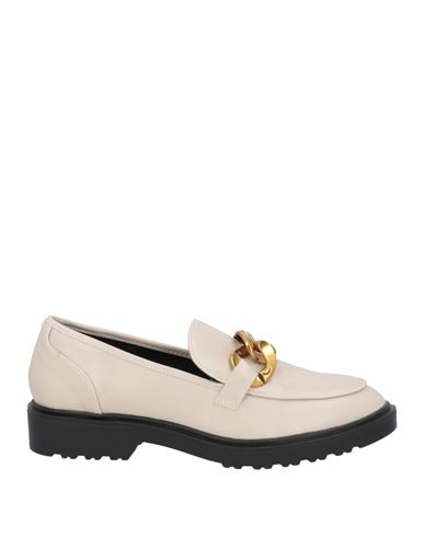 Shop Primadonna Woman Loafers Cream Size 7 Textile Fibers In White