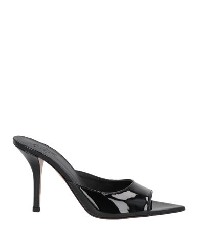 Gia Borghini Woman Sandals Black Size 5 Soft Leather