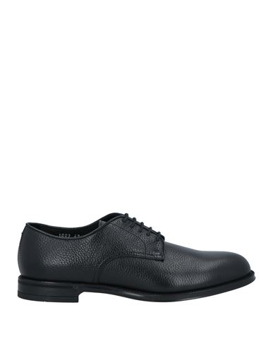 Doucal's Man Lace-up Shoes Black Size 6 Soft Leather