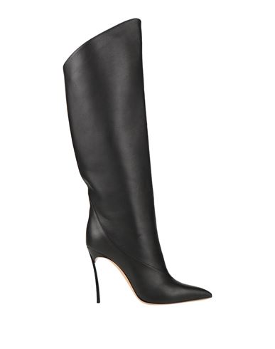 Casadei Woman Boot Black Size 10.5 Soft Leather