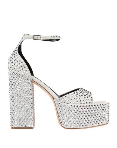 Shop Paris Texas Woman Sandals White Size 8 Leather