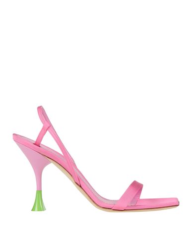 3juin 110mm Leather Open-toe Sandals In Pink