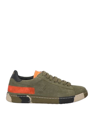 Rov Woman Sneakers Military Green Size 9.5 Leather In Green