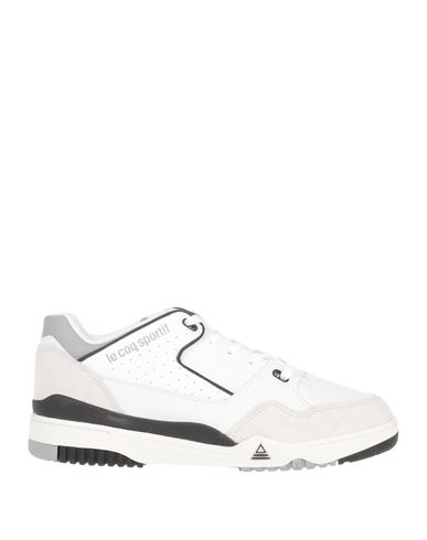 Le Coq Sportif Dynactif T1000 Man Sneakers White Size 11.5 Soft Leather, Textile Fibers