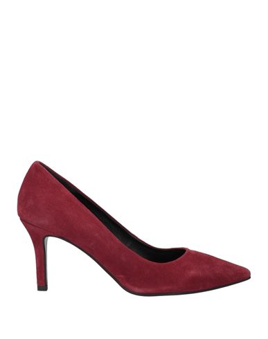 Valerio 1966 Woman Pumps Garnet Size 6 Soft Leather In Red