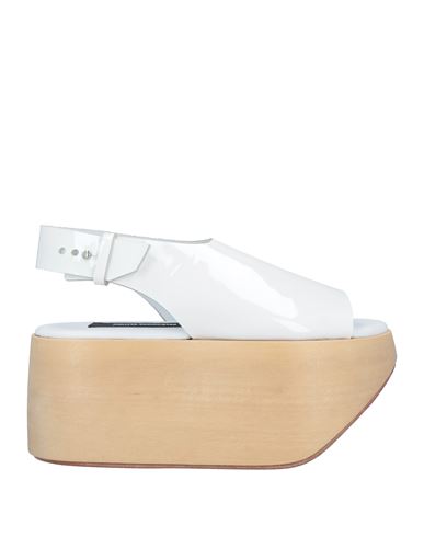 Shop Melitta Baumeister Woman Mules & Clogs White Size 8 Soft Leather