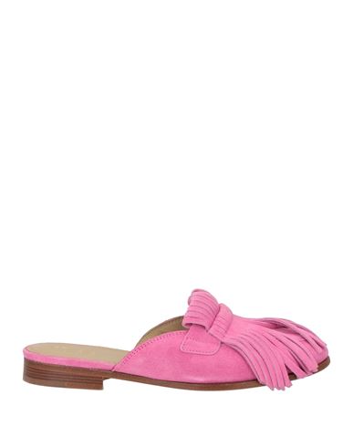 Calò Woman Mules & Clogs Magenta Size 8 Soft Leather
