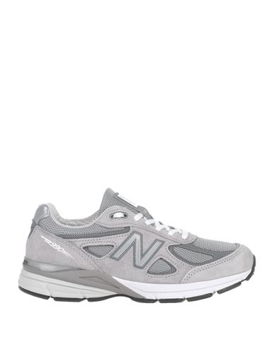 New Balance 990 Woman Sneakers Grey Size 7.5 Soft Leather, Textile Fibers