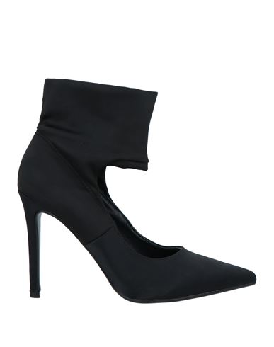 Valerio 1966 Woman Ankle Boots Black Size 11 Textile Fibers