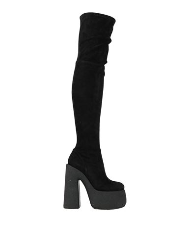 Casadei Woman Boot Black Size 11 Soft Leather