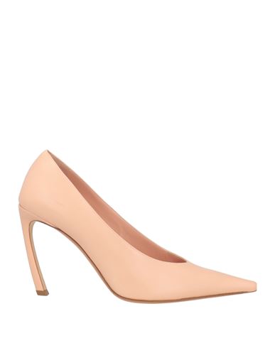 LANVIN LANVIN WOMAN PUMPS BLUSH SIZE 8 GOAT SKIN