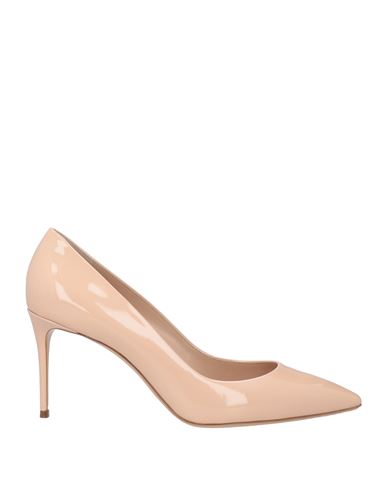 Casadei Woman Pumps Blush Size 11 Leather In Pink