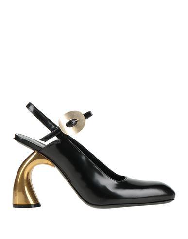 DRIES VAN NOTEN DRIES VAN NOTEN WOMAN PUMPS BLACK SIZE 8 SOFT LEATHER 