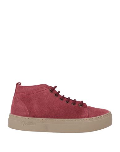 Natural World Woman Sneakers Garnet Size 6 Leather In Red