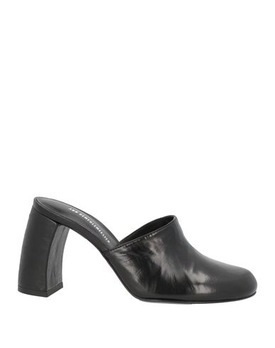 Ann Demeulemeester Woman Mules & Clogs Black Size 7 Soft Leather