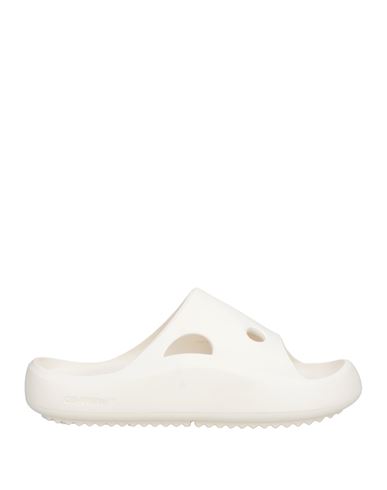 Off-white Beige Meteor Pool Slides In White
