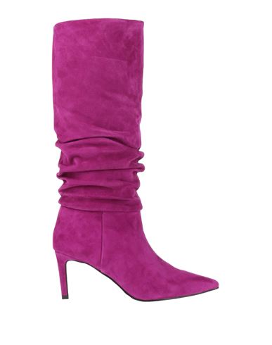 Bibi Lou Woman Knee Boots Purple Size 11 Soft Leather