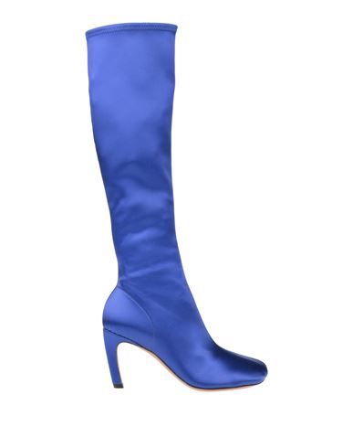 Dries Van Noten Woman Boot Blue Size 8 Textile Fibers