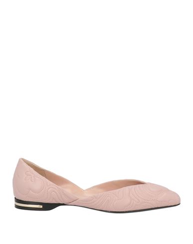 Giorgio Armani Woman Ballet Flats Pink Size 10.5 Soft Leather