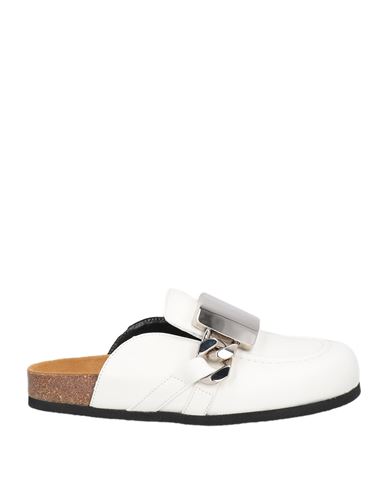 Jw Anderson Woman Mules & Clogs White Size 8 Calfskin