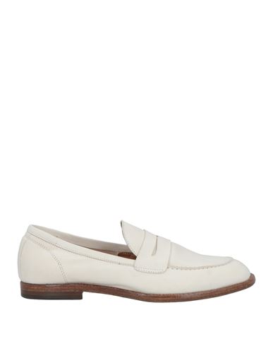 Duccio Del Duca Woman Loafers Cream Size 8.5 Soft Leather In White