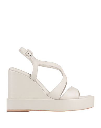 Paloma Barceló Woman Sandals Off White Size 10 Soft Leather