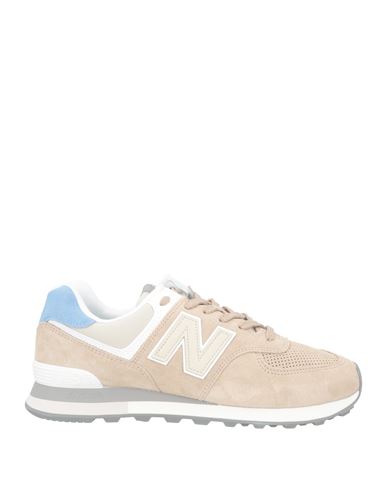 New Balance Man Sneakers Beige Size 9 Soft Leather, Textile Fibers
