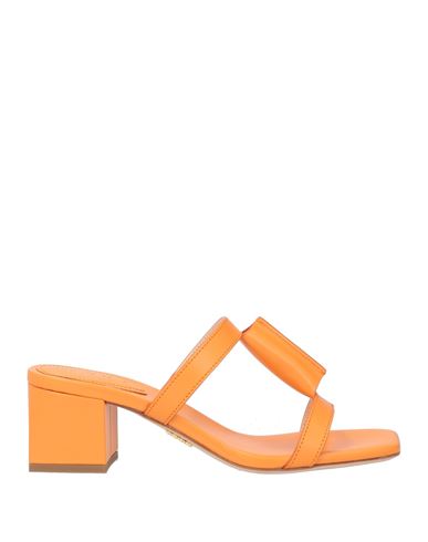 Rodo Woman Sandals Orange Size 9 Calfskin