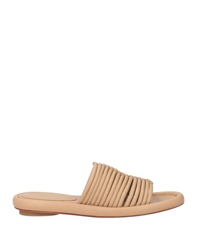 Paloma Barceló Woman Sandals Light Brown Size 7 Soft Leather In Beige