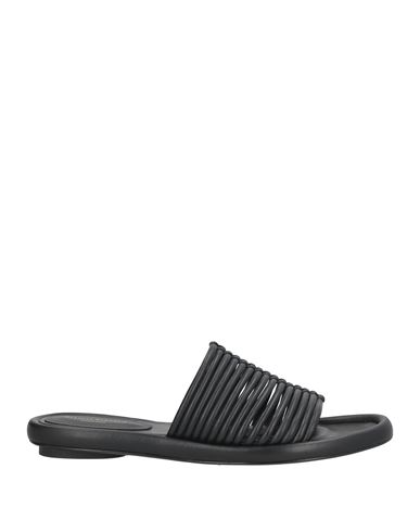 Paloma Barceló Woman Sandals Black Size 9.5 Leather In Black