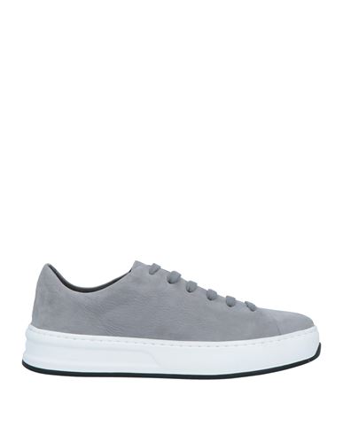 Tod's Man Sneakers Light Grey Size 9 Soft Leather