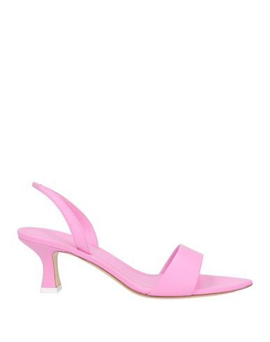 3juin Woman Sandals Pink Size 8.5 Soft Leather