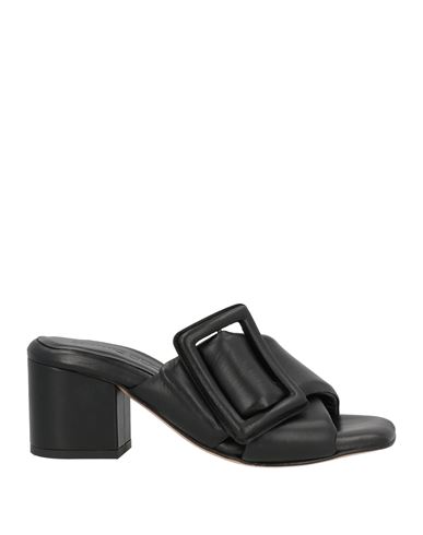 Pomme D'or Woman Sandals Black Size 7 Soft Leather