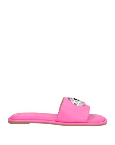 Michael Michael Kors Woman Sandals Fuchsia Size 11 Leather In Pink