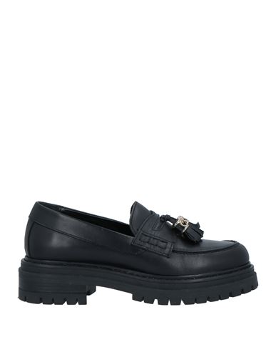 Pinko Woman Loafers Black Size 7 Calfskin