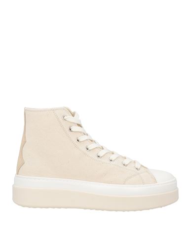 Isabel Marant Woman Sneakers Beige Size 10 Cotton, Soft Leather