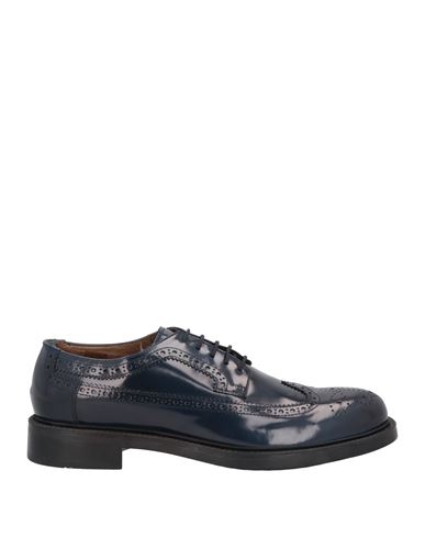 Tf Sport Man Lace-up Shoes Navy Blue Size 11 Soft Leather