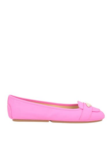 Michael Michael Kors Woman Loafers Fuchsia Size 10 Textile Fibers In Pink