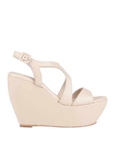 Paloma Barceló Woman Sandals Cream Size 8 Leather In White
