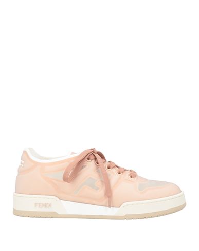 Fendi Woman Sneakers Blush Size 10 Textile Fibers In Pink