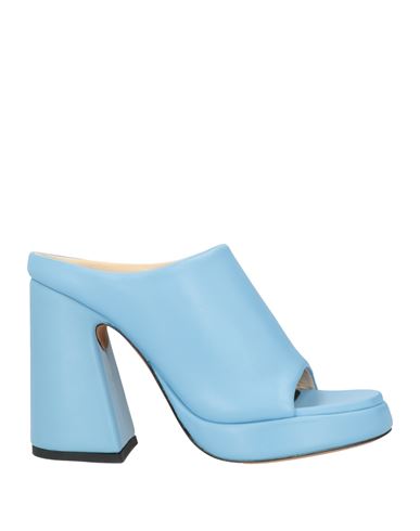 Shop Proenza Schouler Woman Sandals Light Blue Size 6 Soft Leather