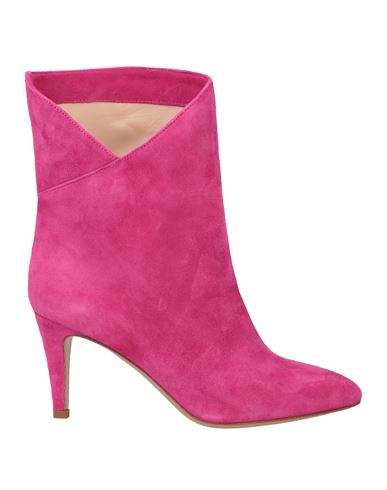 The Seller Woman Ankle Boots Fuchsia Size 7.5 Soft Leather In Pink