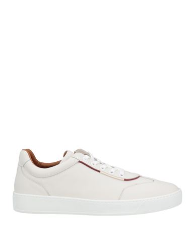 Shop Bally Man Sneakers Off White Size 9 Bovine Leather