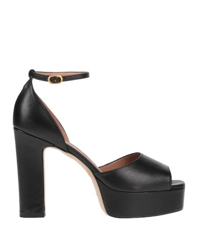 Konstantin Starke Woman Sandals Black Size 11 Soft Leather