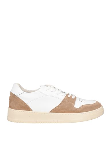 Cafènoir Man Sneakers White Size 9 Soft Leather