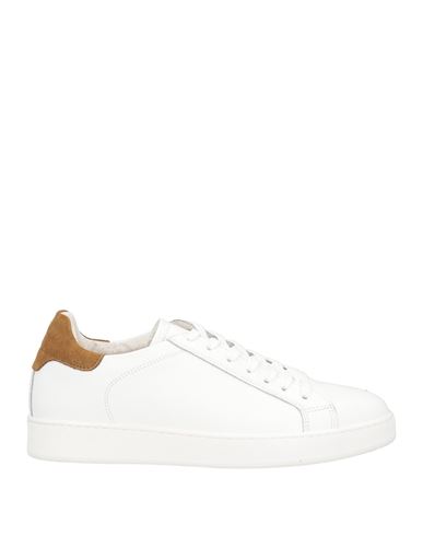 Shop Cafènoir Man Sneakers White Size 8 Soft Leather