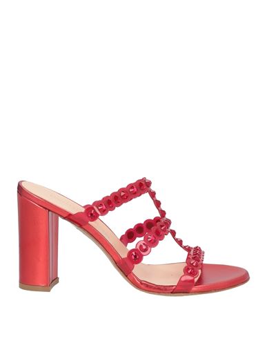 Konstantin Starke Woman Sandals Red Size 11 Plastic