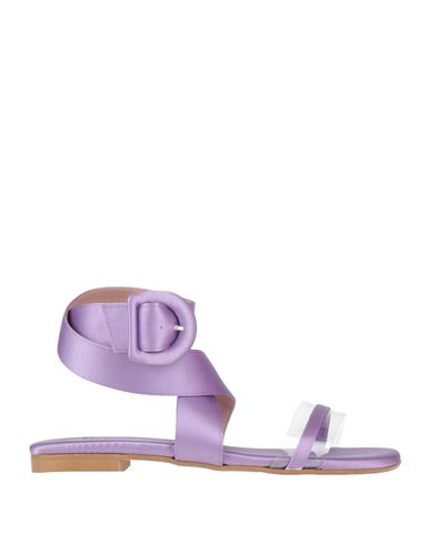 Islo Isabella Lorusso Woman Sandals Lilac Size 8 Textile Fibers, Rubber In Purple