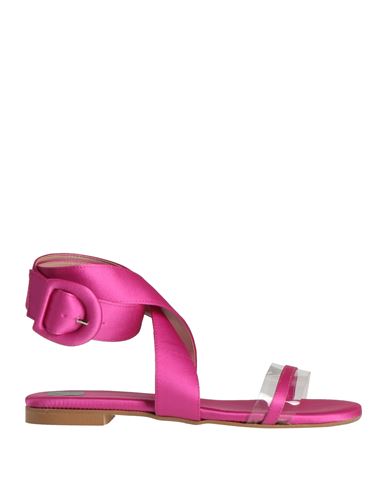 Islo Isabella Lorusso Woman Sandals Fuchsia Size 7 Textile Fibers, Rubber In Pink